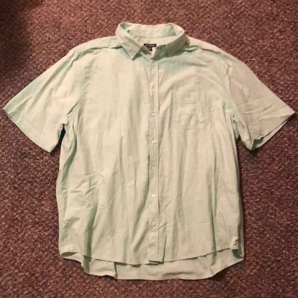 Teal Button Up